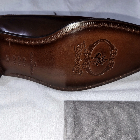 ???️Corrente Burgundy Cap Toe Leather Oxfords main image 3